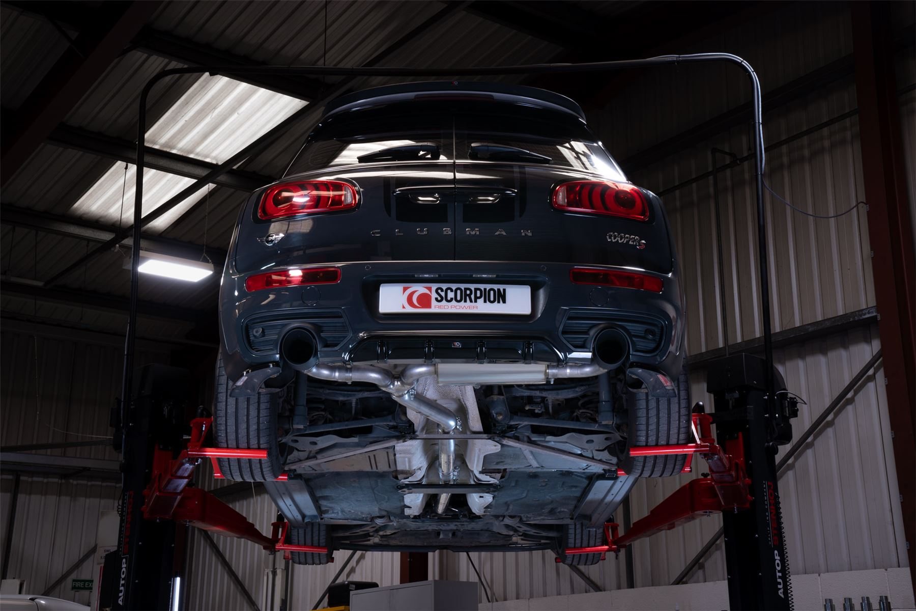 Scorpion Exhaust Non-Res Cat Back System Mini Cooper S Clubman F54 Non-GPF Models 2015-2018
