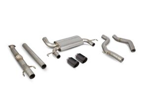 Scorpion Exhaust Non-Res Cat-Back (Black) Vauxhall Corsa E VXR 2015-2018