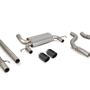 Scorpion Exhaust Non-Res Cat-Back (Black) Vauxhall Corsa E VXR 2015-2018