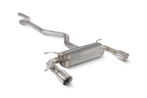 Scorpion Exhaust Non-Res Cat-Back System Polished Trims BMW 340i F30/F31 2015-2018