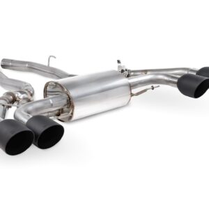 Scorpion Exhaust Half System With Valves Daytona Black Ceramic Tailpipe BMW X4M LCI Non-GPF Model Incl. Competition 2022-2025