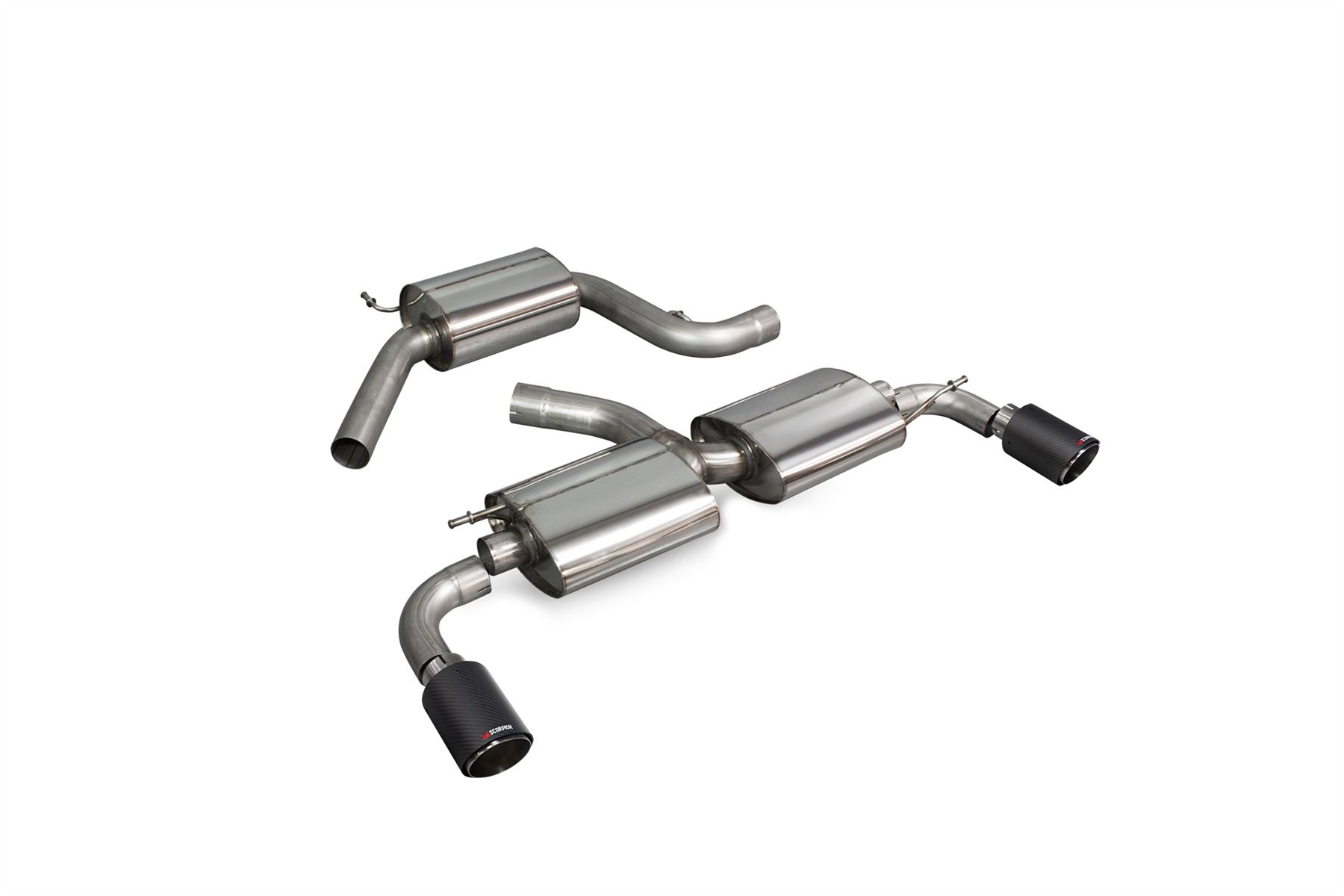 Scorpion Exhaust Non-Res Cat-Back (Black) Volkswagen Golf GTI Mk6 2.0 Tsi 2009-2013