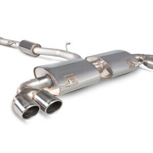 Scorpion Exhaust Resonated Cat-Back System Without Valves Monaco Tailpipe Audi S1 2.0 TFSi Quattro 2014-2018