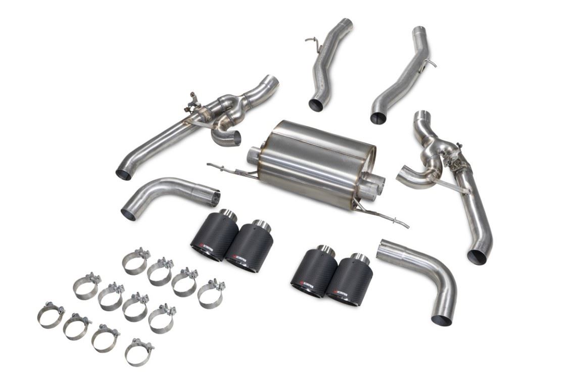 Scorpion Ascari Half System with valves BMW X4 M Pre LCI GPF Model 2019-2021