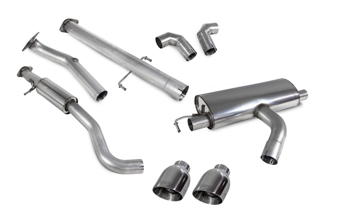 Scorpion Exhaust Resonated GPF Back System Daytona Tailpipe Toyota Yaris GR Circuit Pack Pre-Facelift 2020-2024