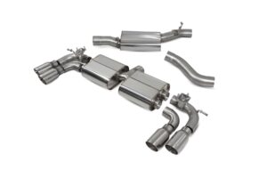 Scorpion Resonated Cat/GPF-Back & valves Volkswagen Golf R MK8/8.5 GPF Model 2021-2026