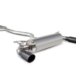 Scorpion Exhaust Non-Res Cat-Back (Black) BMW M140i F20/F21 including XDrive Non-GPF Model 2016-2018