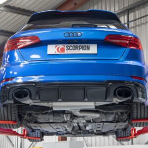 Scorpion Exhaust Non-Res GPF-Back System (Valved) Audi RS3 8V Sportback Facelift GPF Model 2019-2020