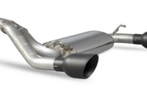 Scorpion Exhaust Cat-Back Non-Valved (Black) Ford Focus MK3 RS Non-GPF Model 2016-2019