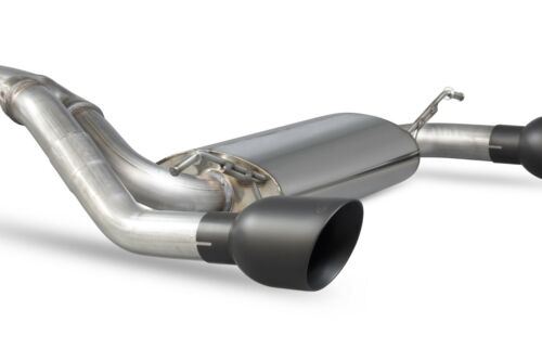 Scorpion Exhaust Cat-Back Non-Valved (Black) Ford Focus MK3 RS Non-GPF Model 2016-2019