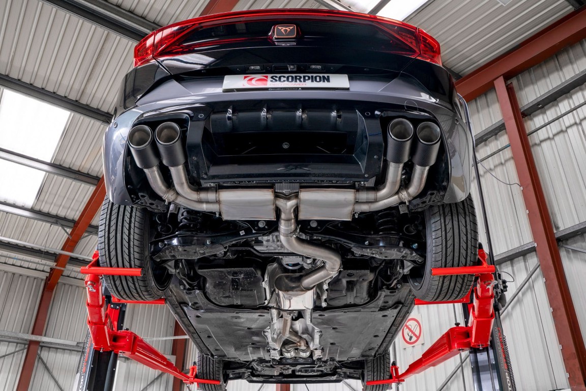 Scorpion Exhaust Resonated GPF Back System With Valves Ascari Tailpipe CUPRA Formentor VZ 4Drive 310 & 333hp 2020-2026