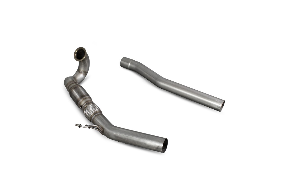 Scorpion Exhaust Downpipe With A High Flow Sports Catalyst Audi S3 2.0T 8V Saloon Facelift Non-GPF Model 2016-2018