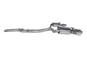 Scorpion Exhaust Non-Resonated Half System Daytona Tailpipe Audi S4 B9 Quattro 3.0T V6 Avant Sedan Non-GPF Models 2017-2019