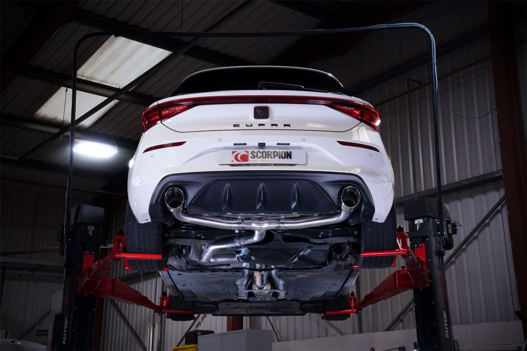 Scorpion Exhaust Resonated Predator GPF Back System Seat Cupra Leon 245 2021-2024