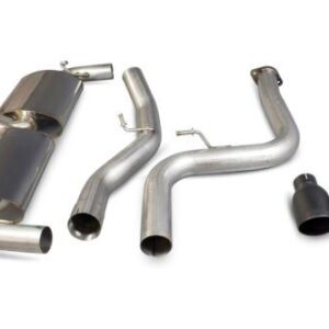 Scorpion Exhaust Non-Res Cat-Back 3" (Black) Ford Focus MK2 ST 225 2.5 Turbo 2006-2011