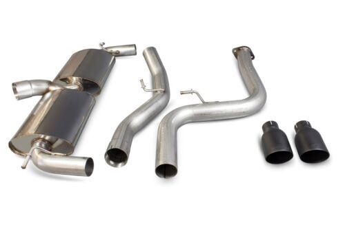 Scorpion Exhaust Non-Res Cat-Back 3" (Black) Ford Focus MK2 ST 225 2.5 Turbo 2006-2011
