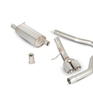 Scorpion Exhaust Res Cat/DPF-Back Volkswagen Transporter T5 2.5TDi SWB/LWD 2WD 2003-2009