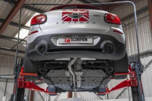 Scorpion Exhaust Carbon Ascari Non-Res Cat-Back Mini Cooper S Paceman R61 2010-2016