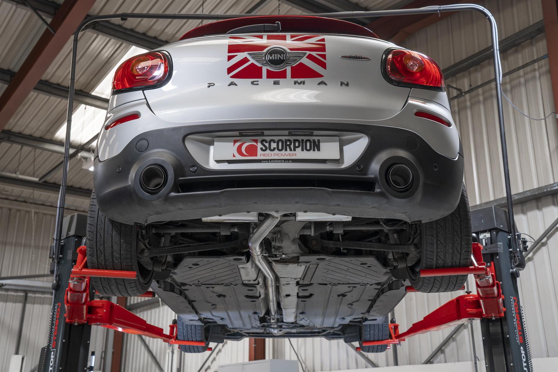 Scorpion Exhaust Carbon Ascari Non-Res Cat-Back Mini Cooper S Paceman R61 2010-2016