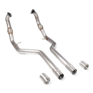 Scorpion Exhaust Front Section Audi S4 B9 Quattro 3.0T V6 Avant Sedan Non-GPF Models 2017-2019