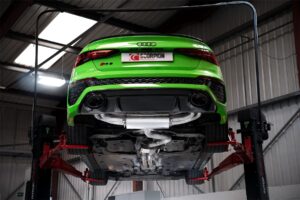 Scorpion Exhaust Resonated Cat/GPF-Back System No Valves Audi RS3 8Y Saloon 2021-2026