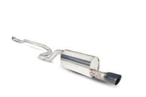 Scorpion Exhaust Non-Res Cat-Back (Black) Vauxhall Corsa D 1.4 Turbo Black Edition 2012-2015