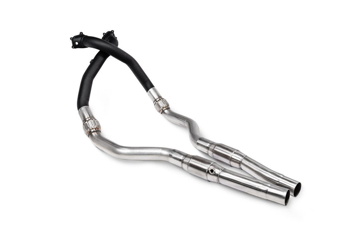 Scorpion Exhaust Sports Cat Downpipes With Large Bore Front Pipes Audi RS6 Avant C7 2012-2018
