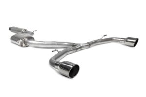 Scorpion Exhaust Resonated GPF-back system Volkswagen Golf GTI MK8/MK8.5 2020-2026