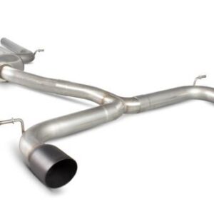 Scorpion Exhaust Non-Res Cat-Back (Black) Volkswagen Golf MK7 GTI 2013-2016