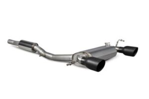 Scorpion Exhaust Res Cat-Back (Black) Audi TT Mk1 Quattro 3.2 V6 1999-2006