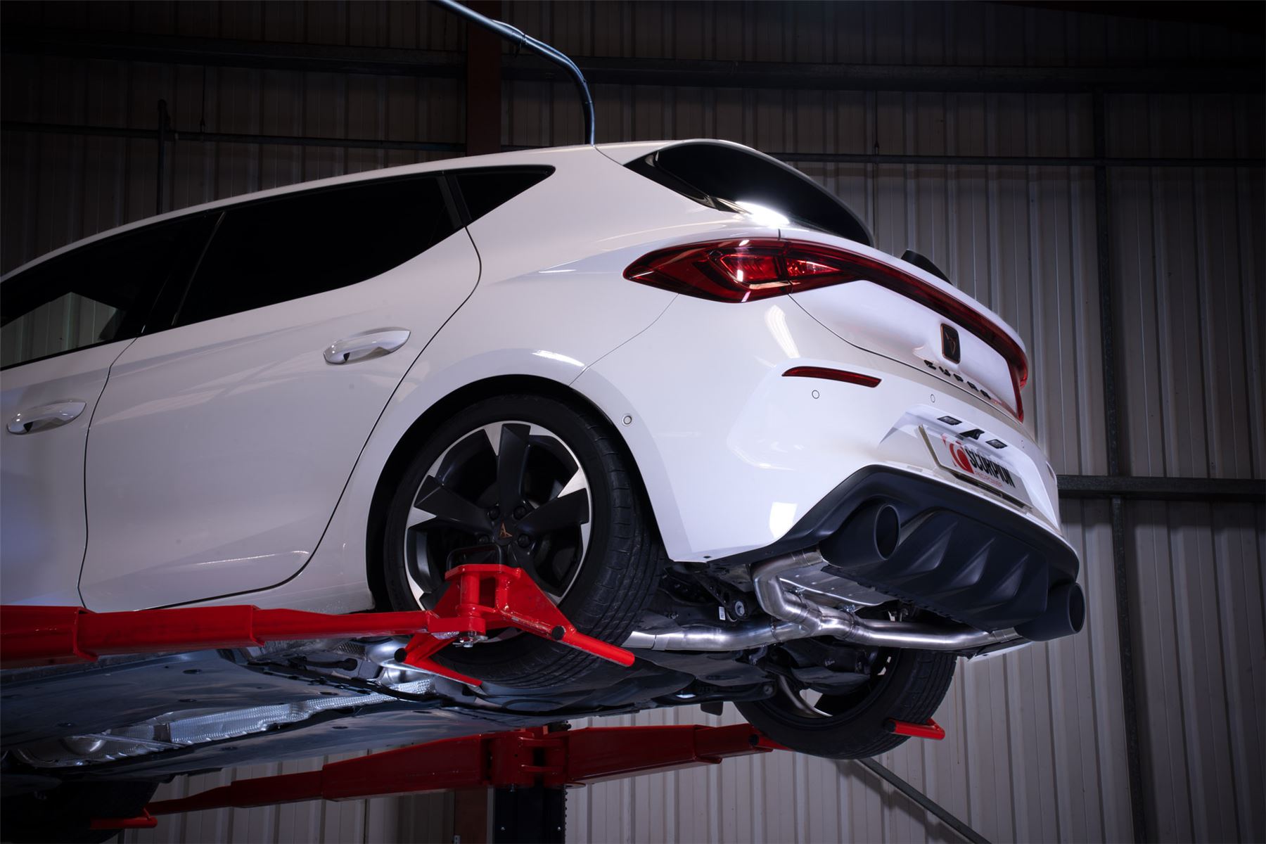 Scorpion Exhaust Predator Resonated GPF Back For Seat Cupra Leon 245 2021-2024