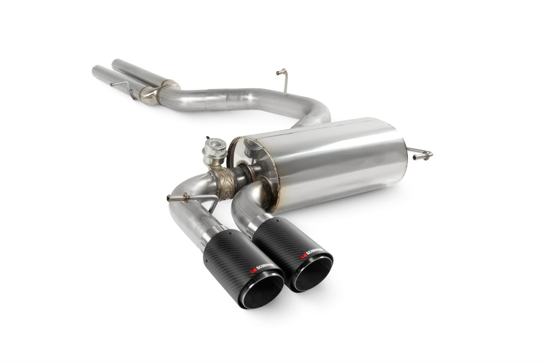 Scorpion Exhaust Non Res Secondary Cat Back System Audi RS3 8P 2011-2012
