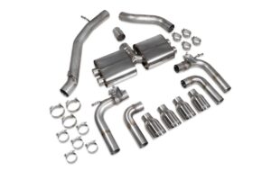 Scorpion Exhaust Non-Res Cat System With Valves Audi S3 Saloon 8V 2013-2020