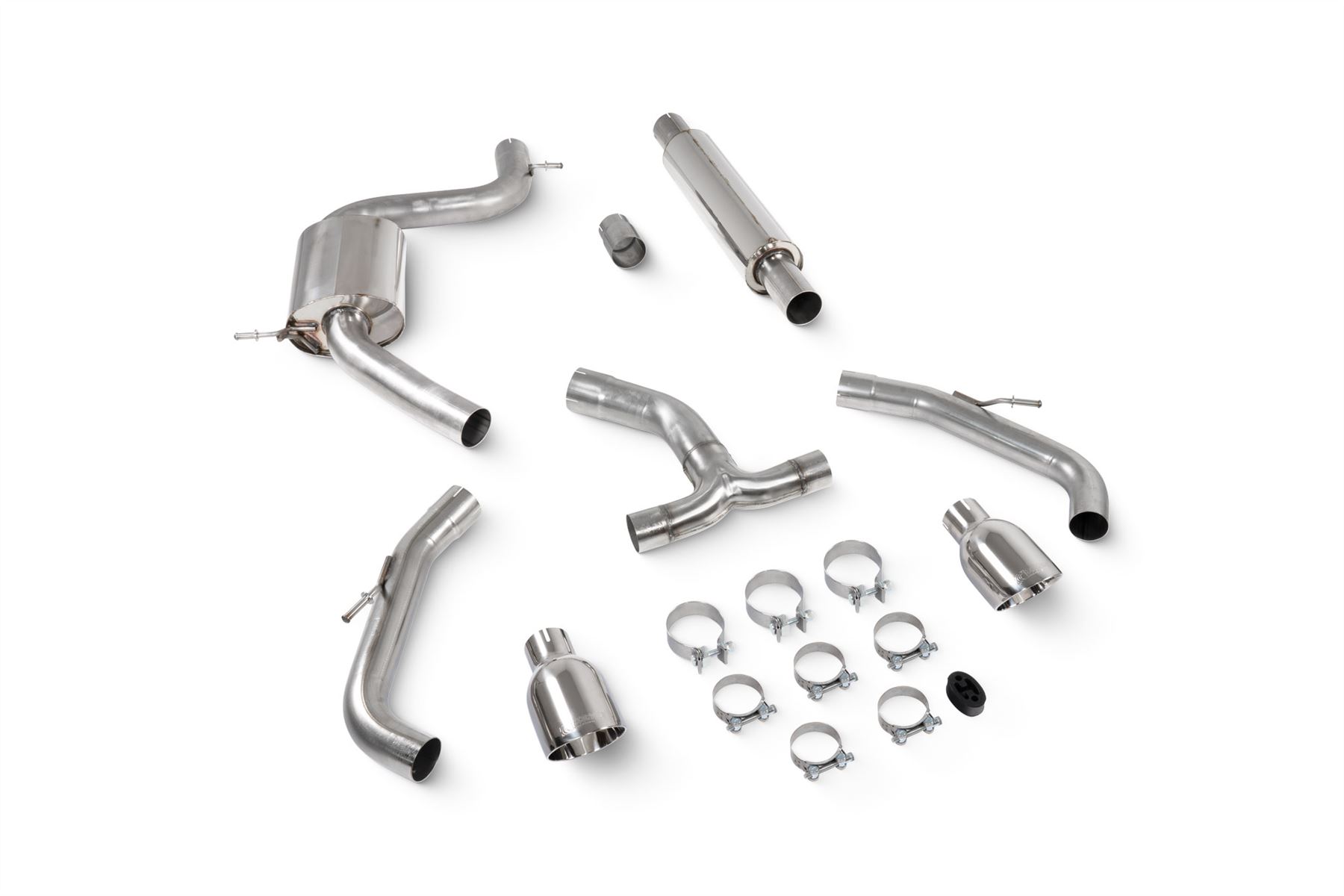 Scorpion Exhaust Resonated GPF Back Polished Trims Seat Cupra Leon 245 2.0 Tsi 2021-2024