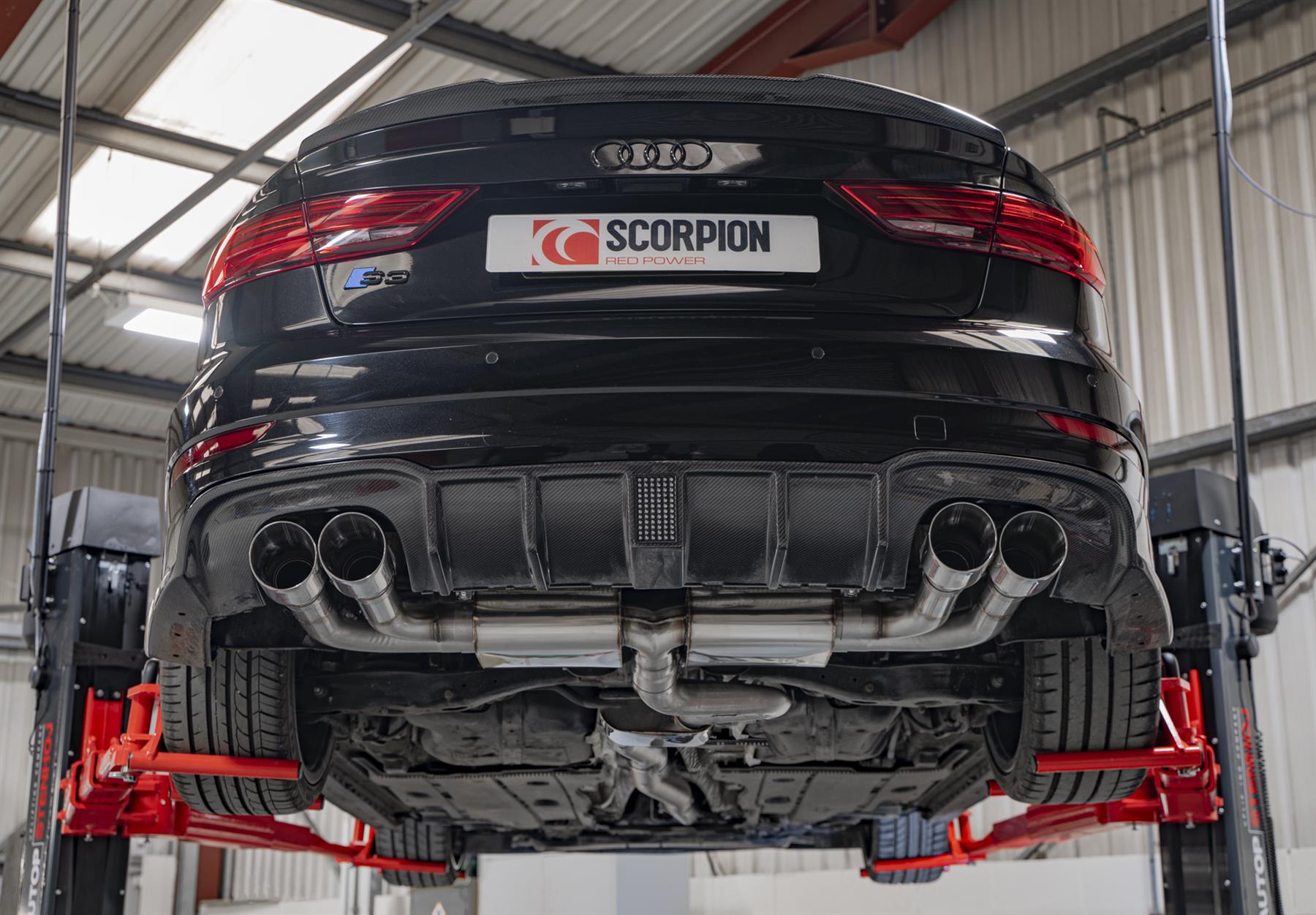 Scorpion Exhaust Resonated Cat-GPF Without Valves Audi S3 Saloon 8V 2013-2020