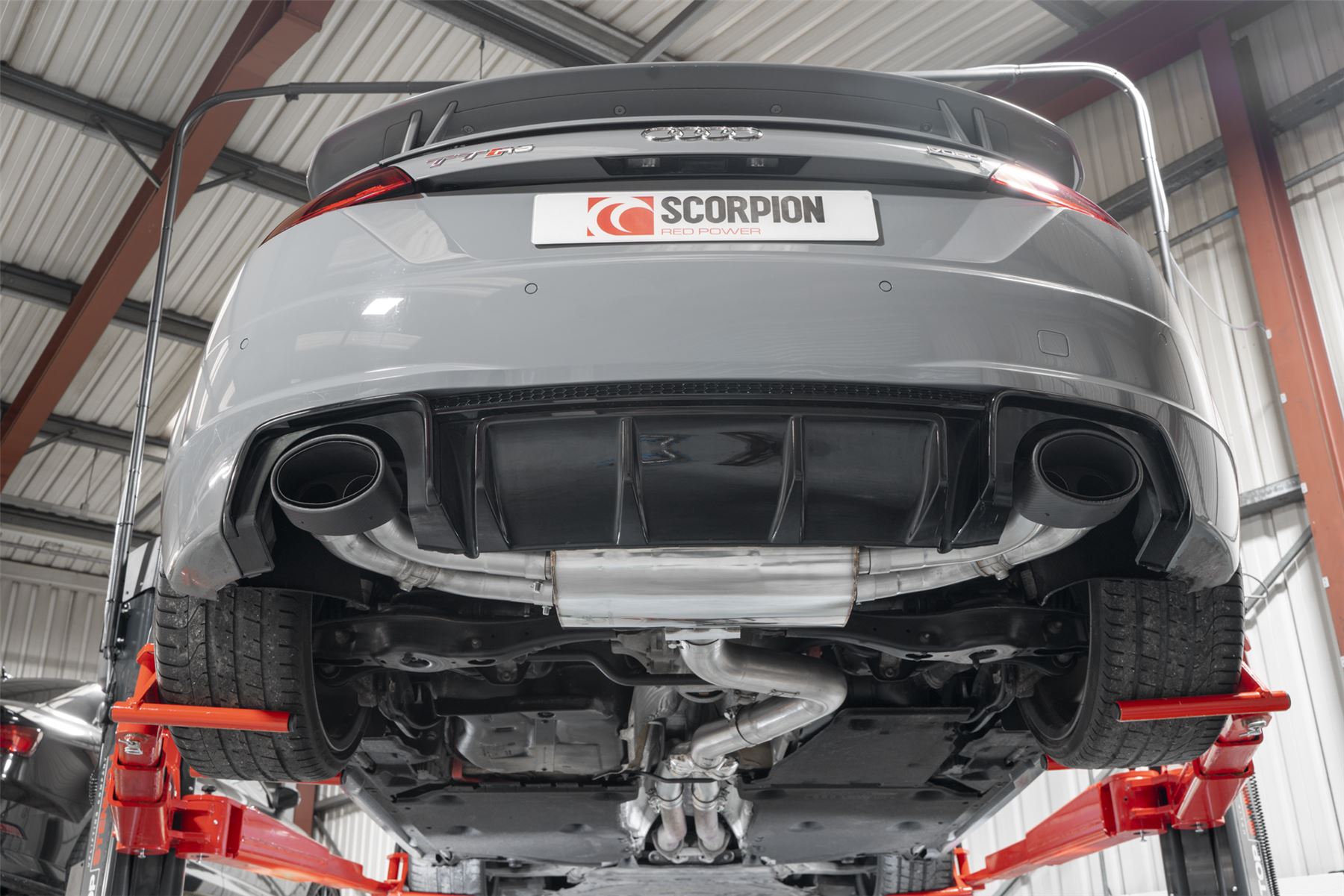 Scorpion Exhaust Non-Res GPF-Back System With Valves Audi TT RS MK3 GPF Model 2019-2024