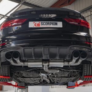Scorpion Exhaust Resonated Cat/GPF With Valves Audi S3 Saloon 8V 2013-2020
