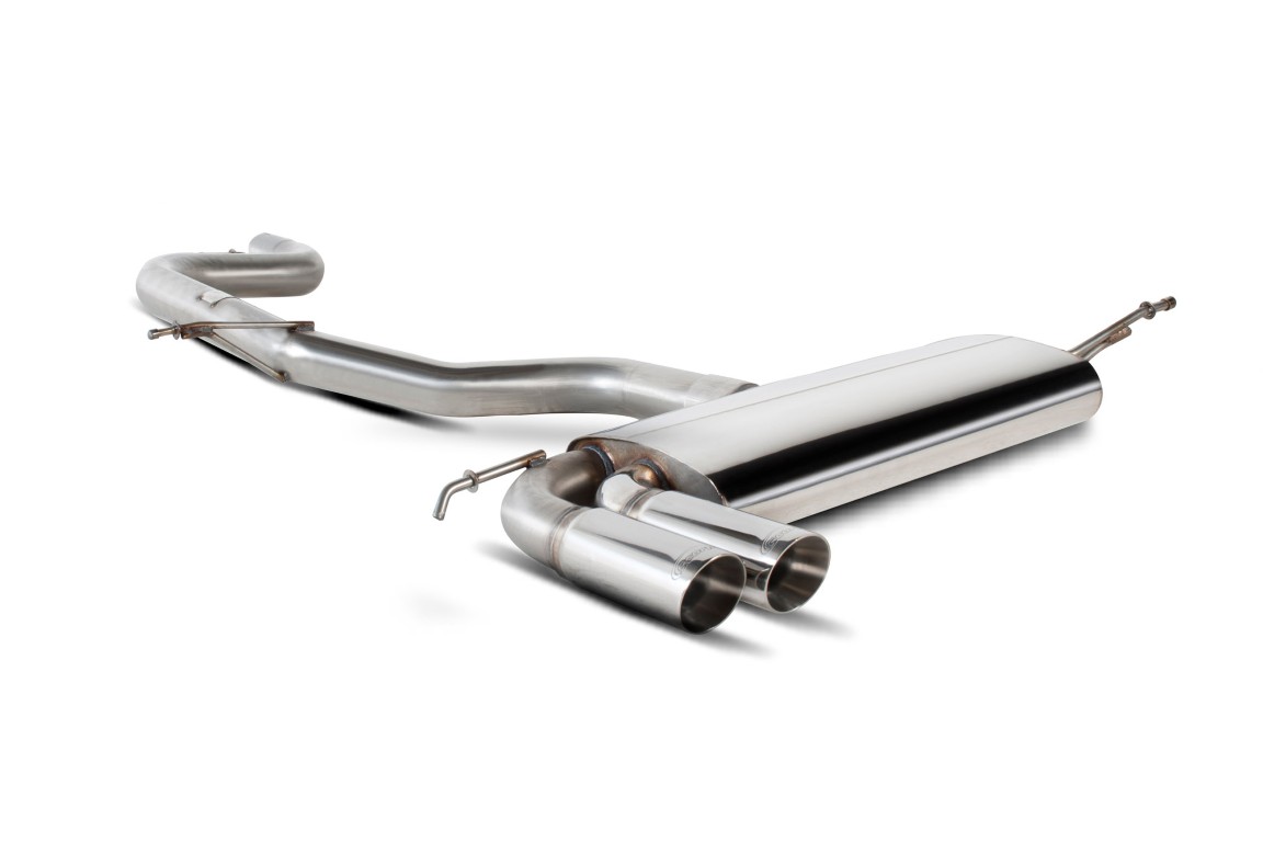 Scorpion Exhaust Non-Resonated Cat-Back System Daytona (twin) Tailpipe Seat Leon 2.0 Fsi 2006-2011