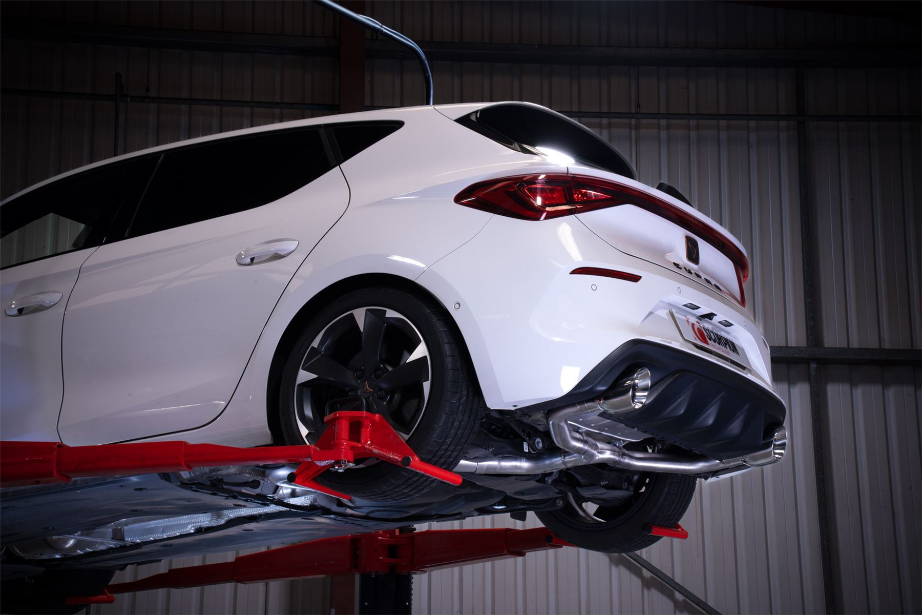 Scorpion Exhaust Predator Non-Res GPF Back System Steal Cupra Leon 245 2021-2024