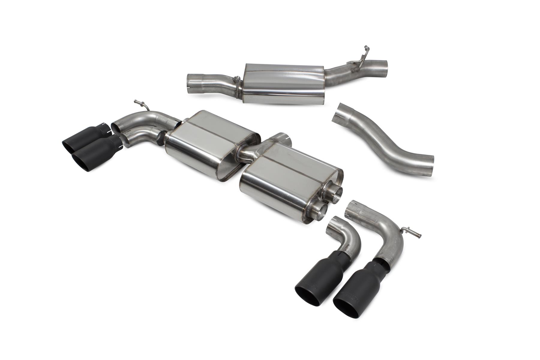 Scorpion Resonated Cat/GPF-Back system Volkswagen Golf R MK8/8.5 GPF Model 2021-2026