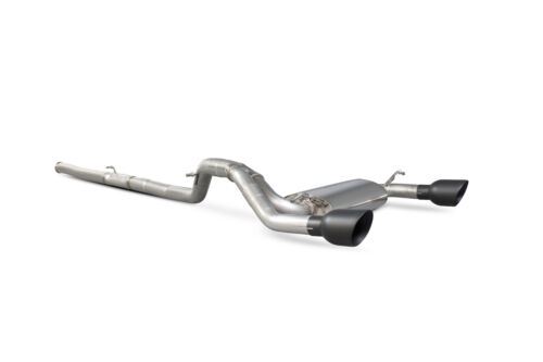 Scorpion Exhaust Cat-Back Non-Valved (Black) Ford Focus MK3 RS Non-GPF Model 2016-2019