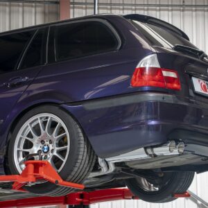 Scorpion Exhaust Cat-Back System Twin Dayton Trims BMW 325 E46 RWD Petrol 2000-2006