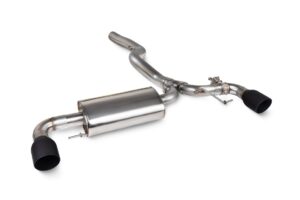Scorpion Exhaust GPF-Back System With Electronic Valve Daytona Black Ceramic Tailpipe BMW 230i G42 Including xDrive GPF Model 2021-2026