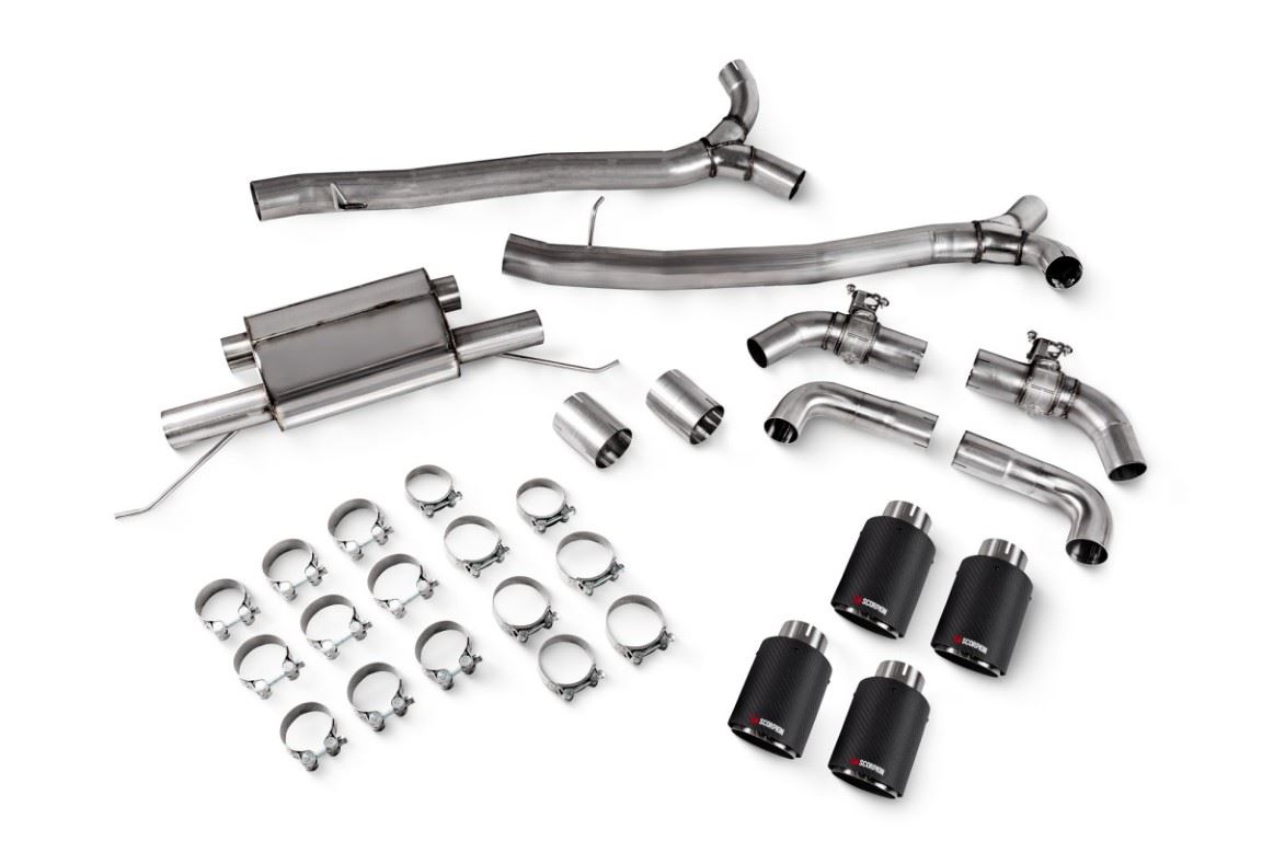 Scorpion Ascari Half System With Electronic valve BMW M5 F90 Pre & Post LCI 2017-2022
