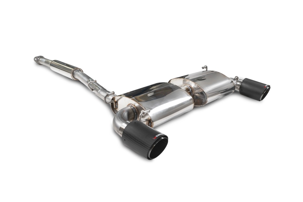 Scorpion Exhaust Non-Resonated Cat-Back System Ascari Tailpipe Toyota GR86 2021-2026