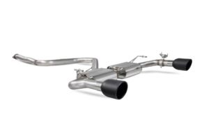 Scorpion Exhaust Non-Resonated GPF-Back With Electronic Valve Indy Black Ceramic Tailpipe Hyundai i30N Performance GPF Model 2019-2022