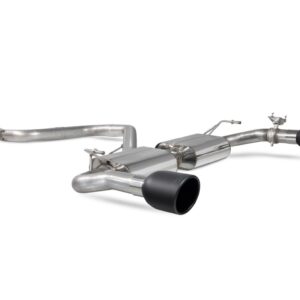 Scorpion Exhaust Non-Resonated GPF-Back With Electronic Valve Indy Black Ceramic Tailpipe Hyundai i30N Performance GPF Model 2019-2022