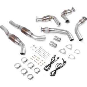 Scorpion Exhaust Downpipe Sports Cat Front Pipes Audi S4 3.0 TSFI V6 Quattro Avant B8.5 2009-2016
