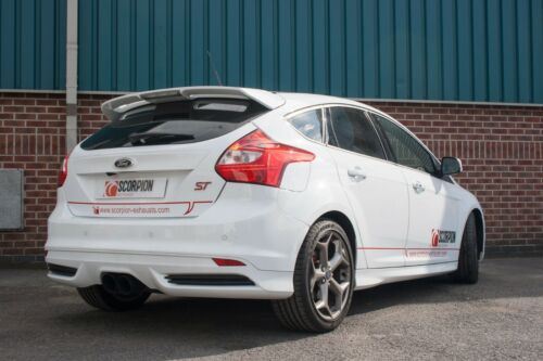 Scorpion Exhaust Res Cat-Back (Black) Ford Focus MK3 ST 250 Hatch Non-GPF Model 2012-2019