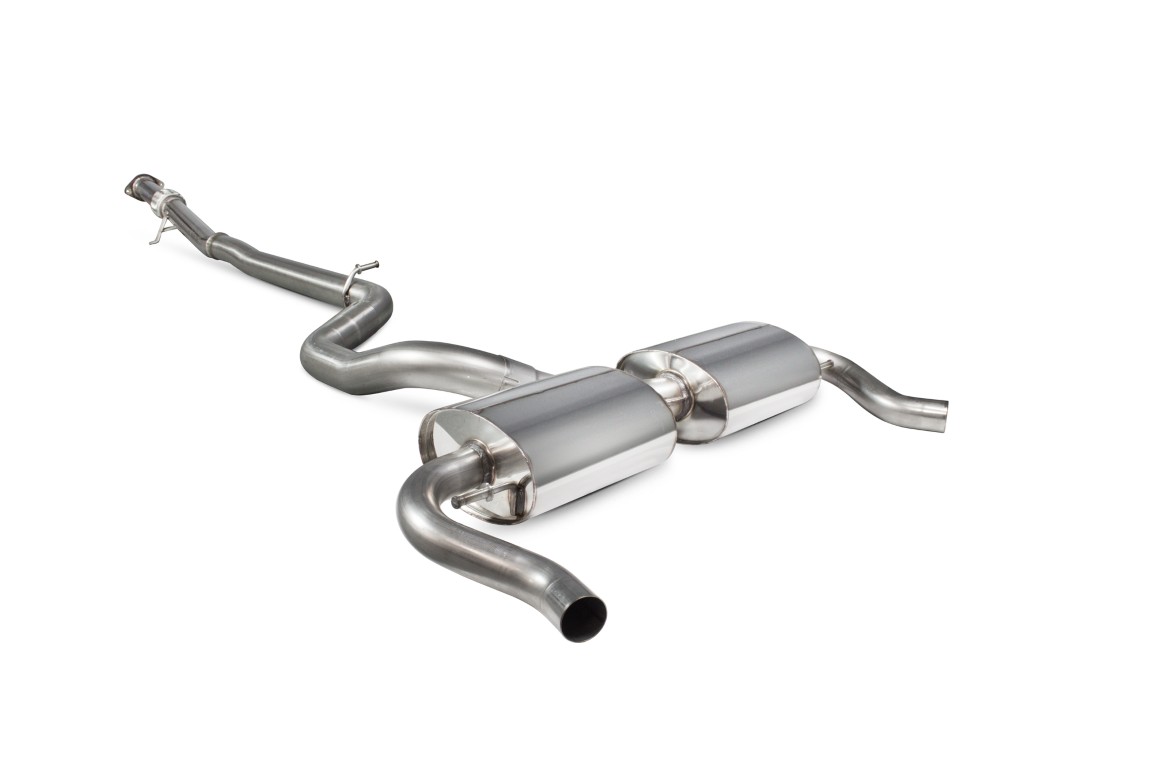 Scorpion Exhaust Non-Resonated Cat-Back System OE Fitment Tailpipe Renault Clio MK4 220 Trophy 2015-2018